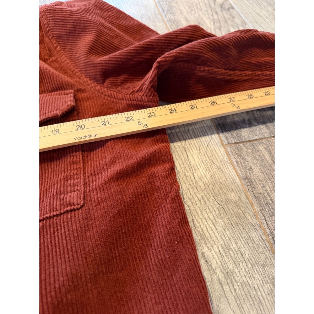 GAP Corduroy Shirt Jacket Medium Mens Shacket Long Sleeve Y2K Vintage Pockets - Picture 7 of 12